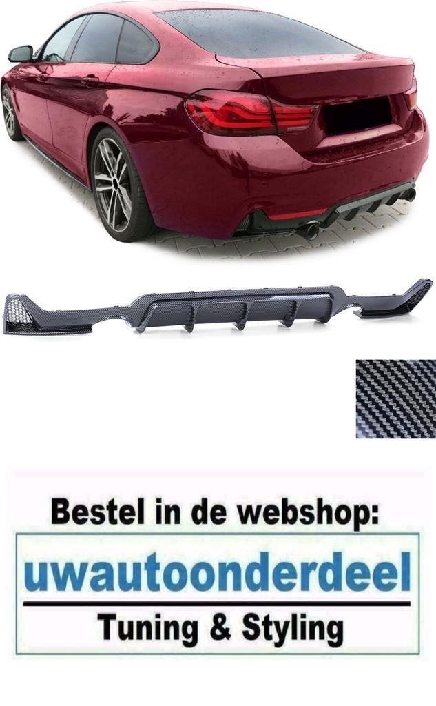 Diffuser L+ R Carbon Voor Bmw 4 serie F32 F33 F36 M Pakket