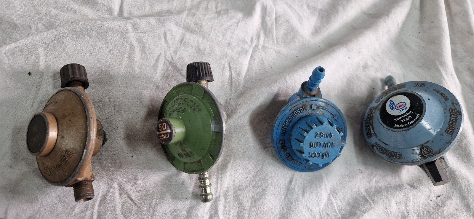 Diverse gasdrukregelaars voor propaan en butaan, Ophalen of Verzenden, Gebruikt