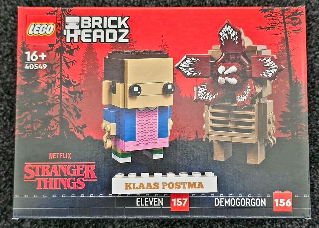 Lego BrickHeadz Stranger Things Eleven & Demogorgon, Kinderen en Baby's, Speelgoed | Duplo en Lego, BrickHeadz, Lego, Nieuw, Ophalen of Verzenden