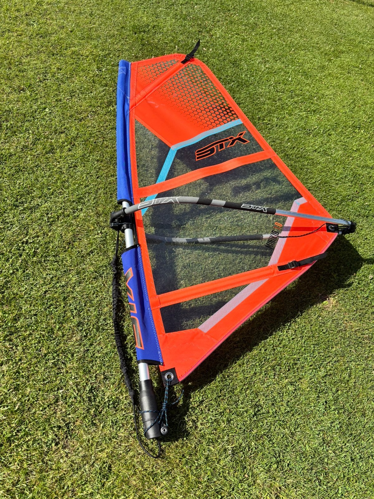 STX Kinder surfzeil 1m2 complete set, Ophalen, Zo goed als nieuw, Zeil