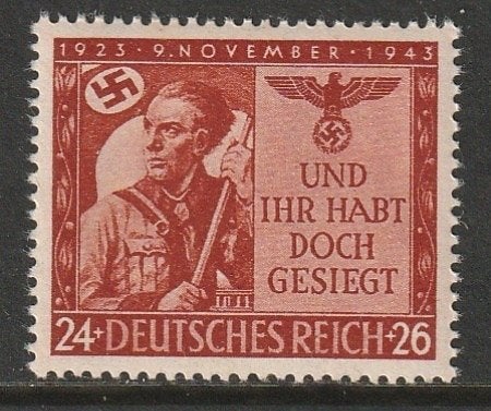 Rijk 1943 863 Vaandeldrager, Postfris, Ophalen of Verzenden, Overige periodes, Postfris