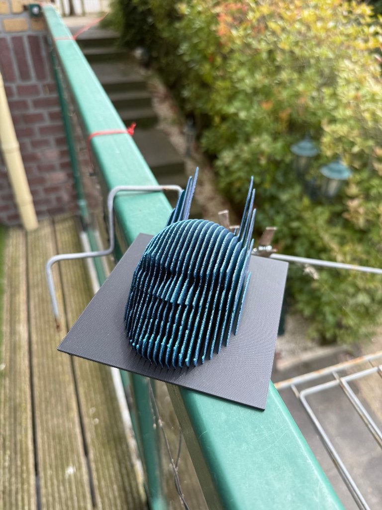 3D geprinte superheld masker sculptuur lagen design, Meerkleurig, Verzenden, Nieuw, Kunststof