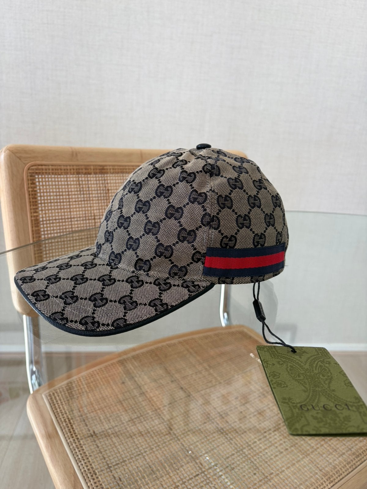 Gucci baseball cap blauw NIEUW, Ophalen of Verzenden, Nieuw, Pet