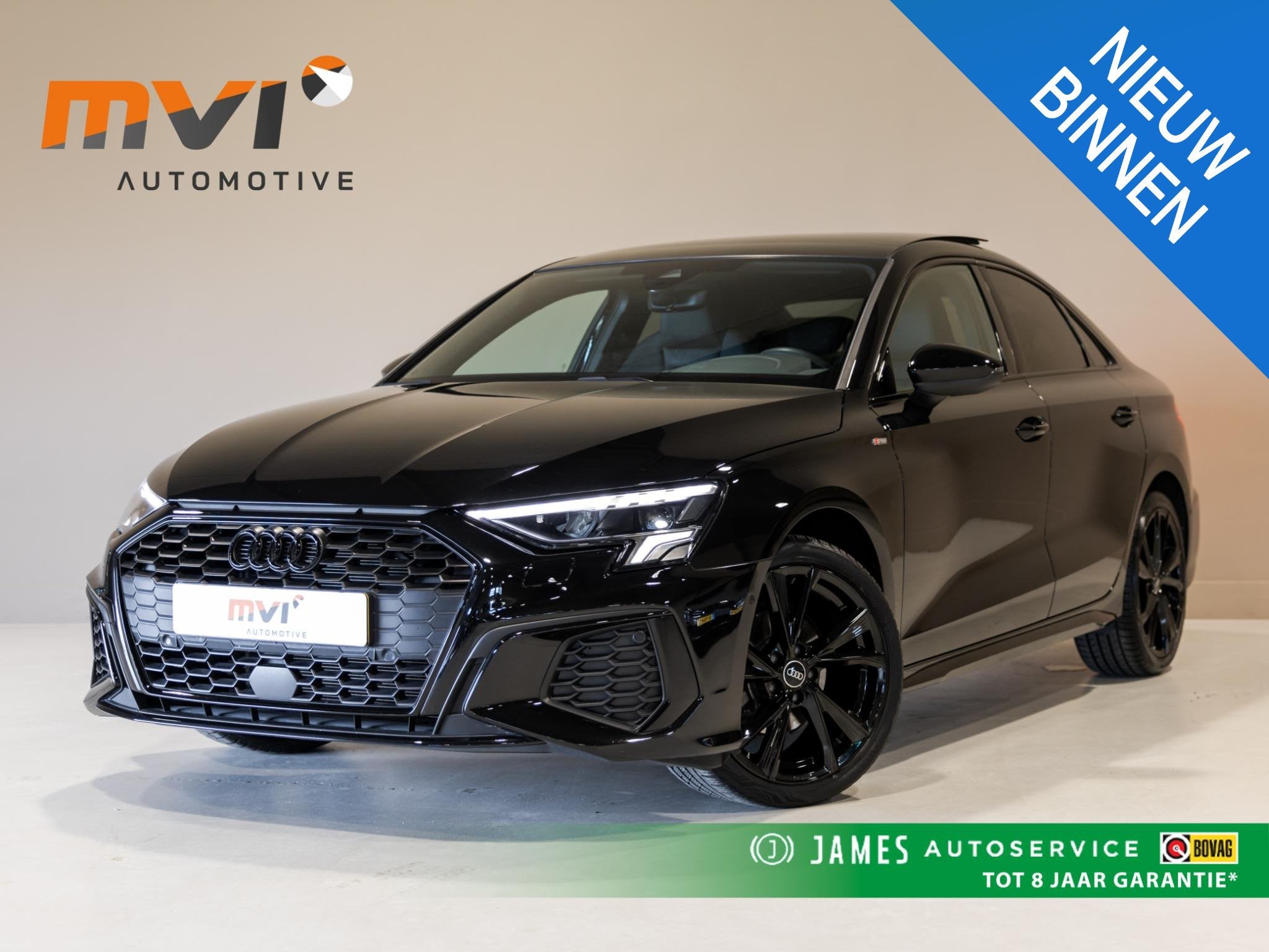 Audi A3 Limousine 35 TFSI S-Line edition / 150pk / NAP / Pan, Auto's, Dealer onderhouden, Parkeerassistent, 4 cilinders, Leder en Stof