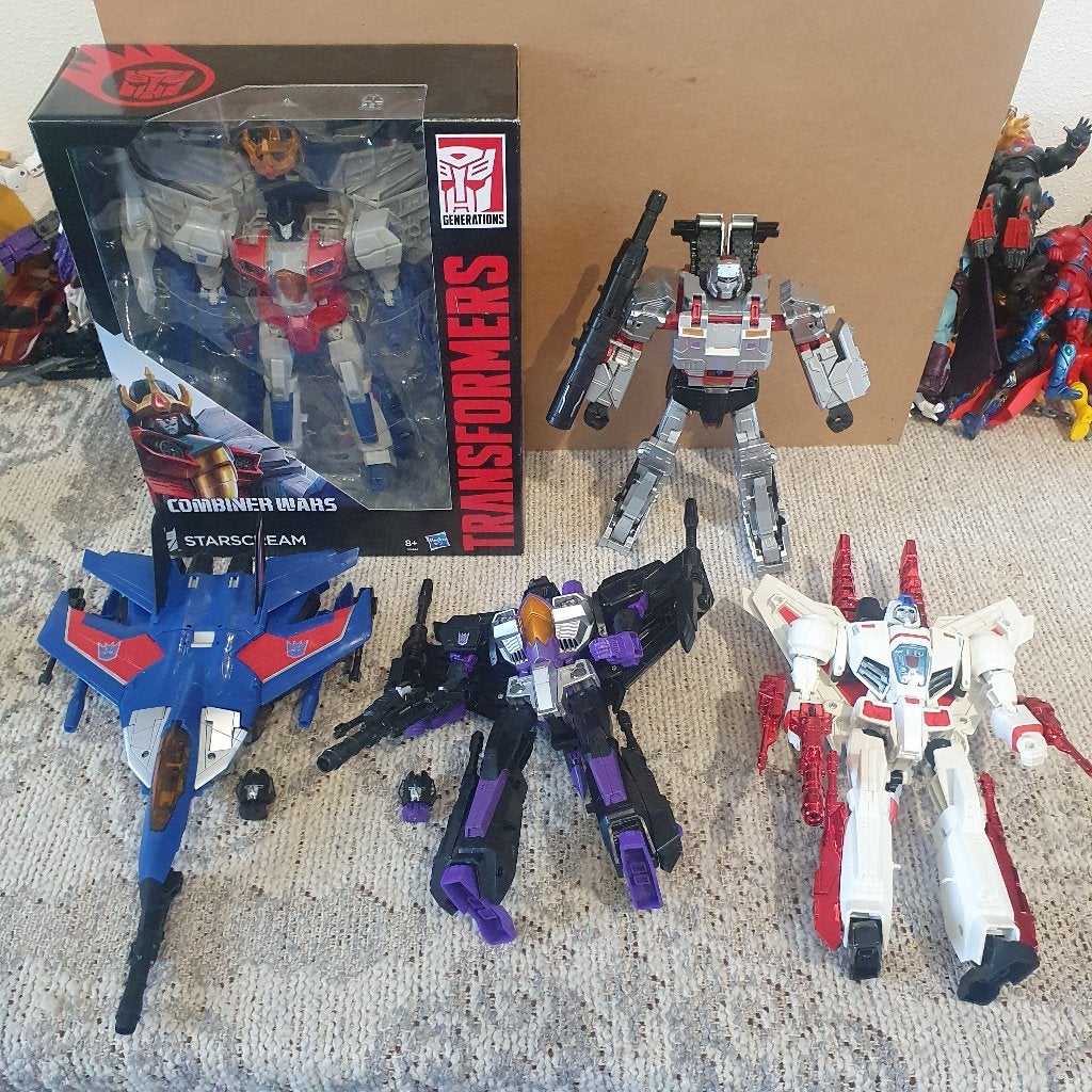 transformers combiner wars seekers jetfire megatron, Verzamelen, Overige generaties, Ophalen of Verzenden, Zo goed als nieuw