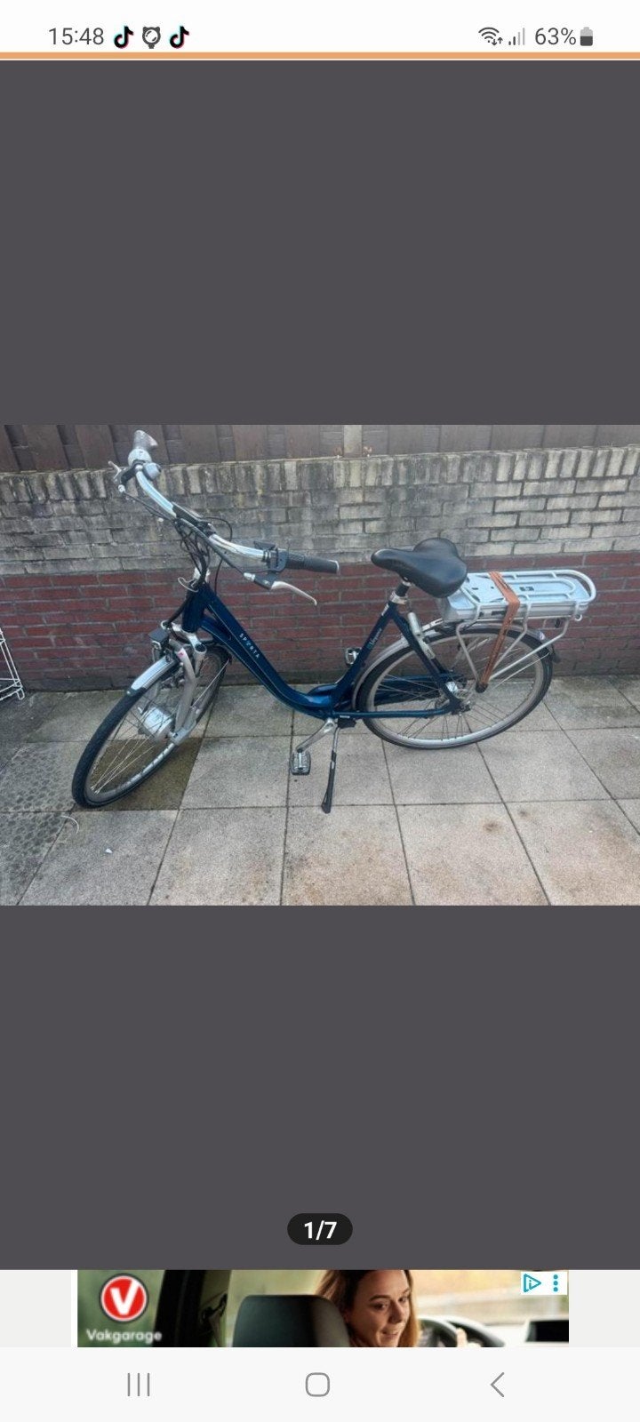 GEZOCHT ELEKTRISCHE FIETS, Ophalen