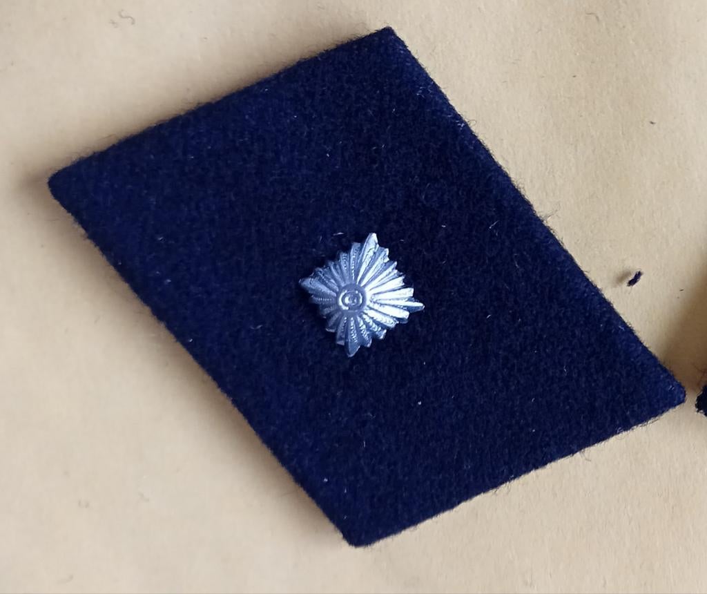 kraagspiegels waffen ss unterscharfuhrer, Verzamelen, Militaria | Tweede Wereldoorlog, Verzenden, Landmacht, Duitsland, Embleem of Badge
