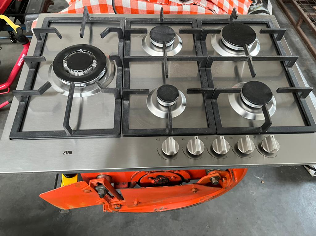 Gaskookplaat, Ophalen, Zo goed als nieuw, Inbouw, Gas