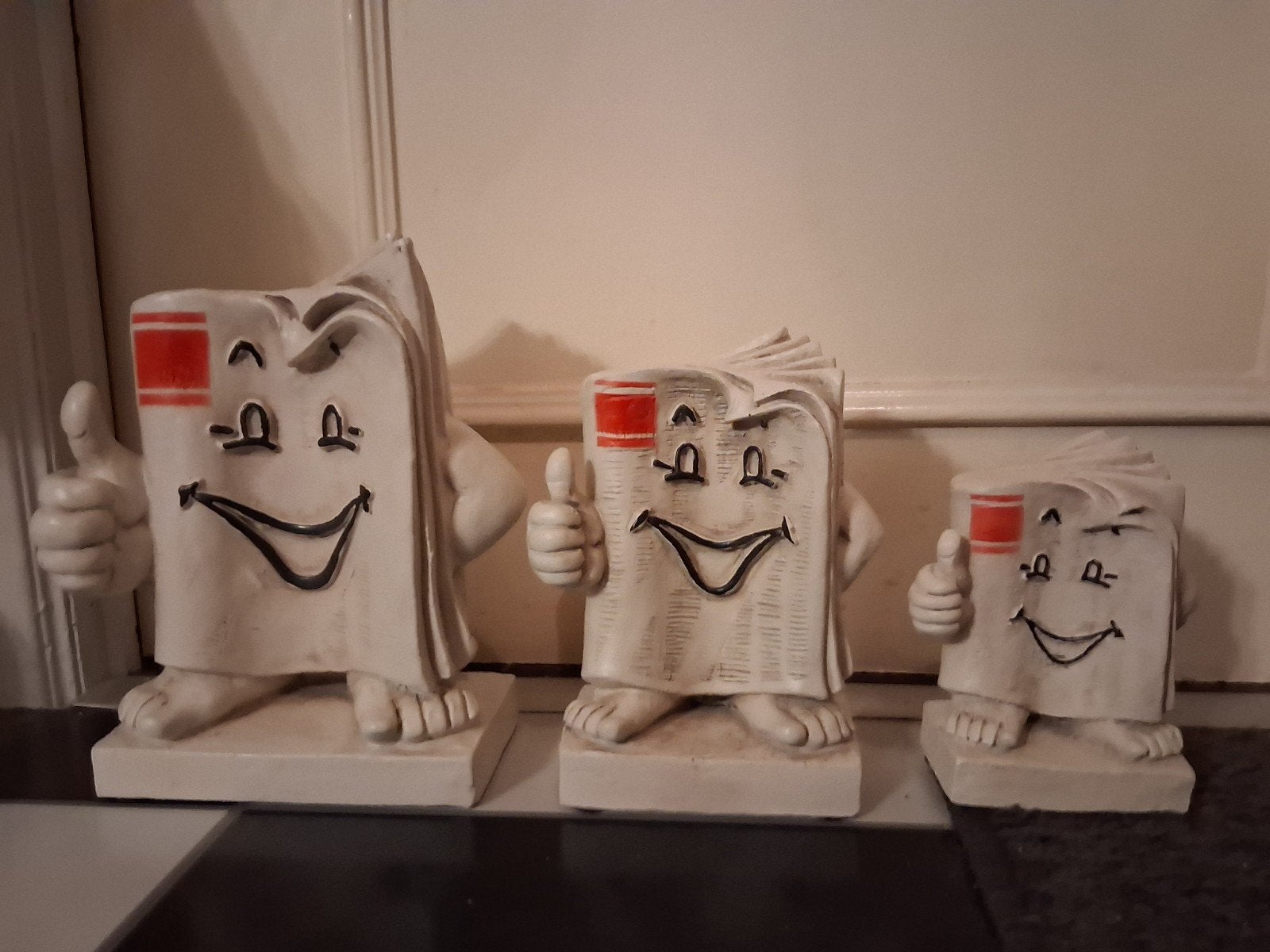 Reclame Beeld De Limburger Kranten Mascotte beelden Zeldzaam, Ophalen of Verzenden