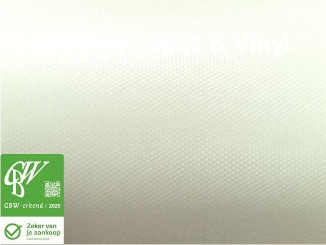 Tarkett Coupon Uni Wit, lengte 1.65, breedte 4 mtr, Ophalen, Nieuw, 5 tot 10 m², Vinyl
