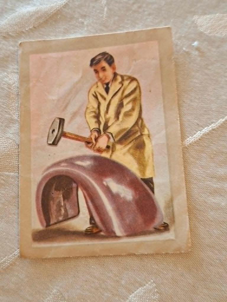 Prentje/Chromo : 1918 - de eerste plasticstof, Gebruikt, Verzenden, Voor 1940, Prent