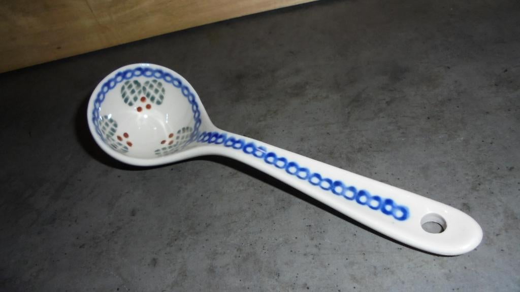 nieuw pools keramiek BUNZLAU lepel. lengte 16cm, Keramiek, Overige typen, Nieuw, Ophalen of Verzenden