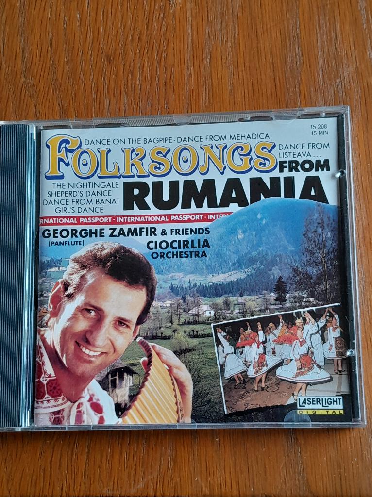 Georghe Zamfir & Friends Folksongs From Rumania cd, Ophalen of Verzenden, Gebruikt, Overige formaten