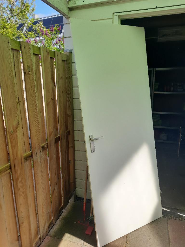 Binnendeur, Doe-het-zelf en Verbouw, Deuren en Horren, Ophalen, Gebruikt, 80 tot 100 cm, Binnendeur