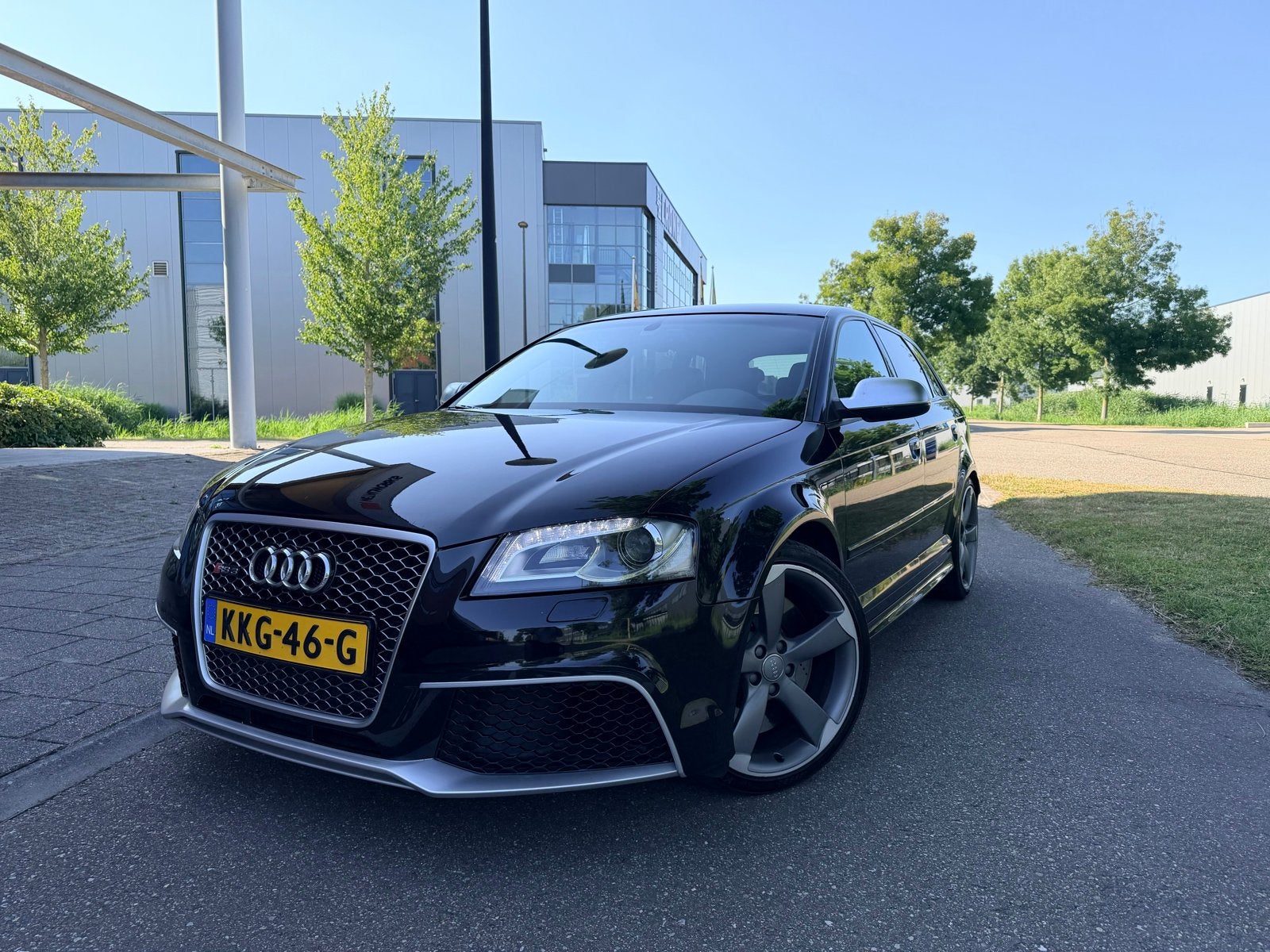 Audi RS3 2.5 TFSI 340PK 2012 Zwart, Auto's, Automaat, Zwart, RS3, Vierwielaandrijving