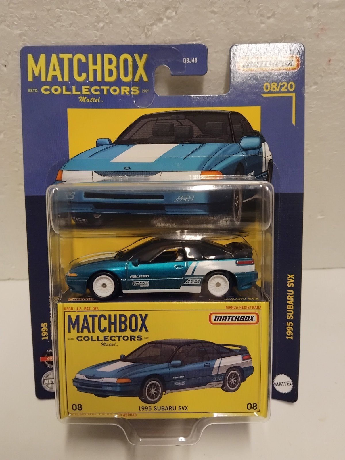 Matchbox Coll. Subaru SVX 1995.  3INCH, Ophalen of Verzenden, Zo goed als nieuw, Auto