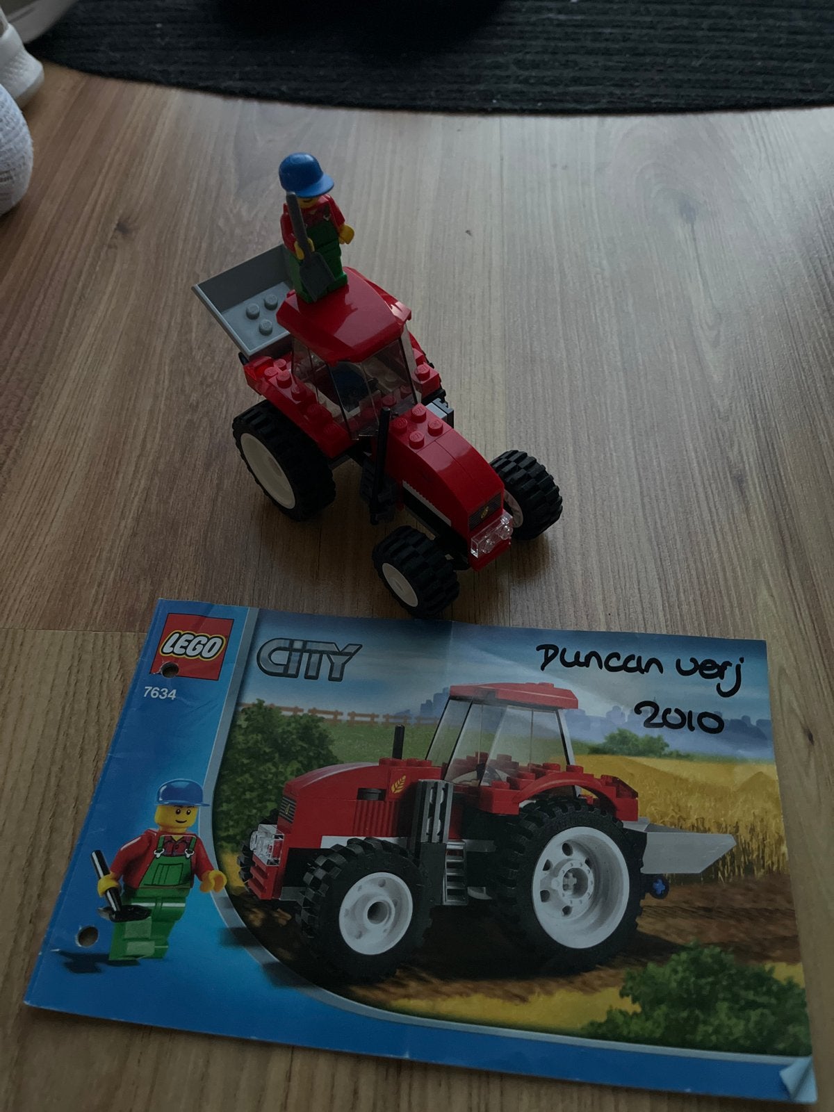 Lego City 7634 Tractor met minifiguur en instructies, Lego, Ophalen of Verzenden, Compleet, Complete set