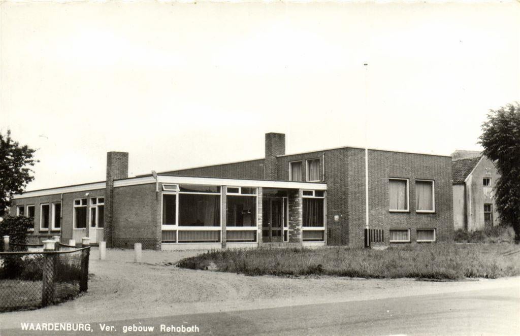 Waardenburg, Ver. gebouw Rehoboth - gelopen, Ophalen of Verzenden, Voor 1920, Gelopen, Noord-Brabant