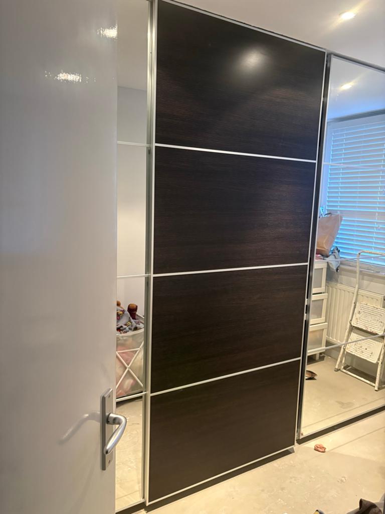 IKEA donker bruine Pax Schuifdeur 236cm Hoog - Modern Design, Ophalen, Overige materialen, Gebruikt, 200 cm of meer