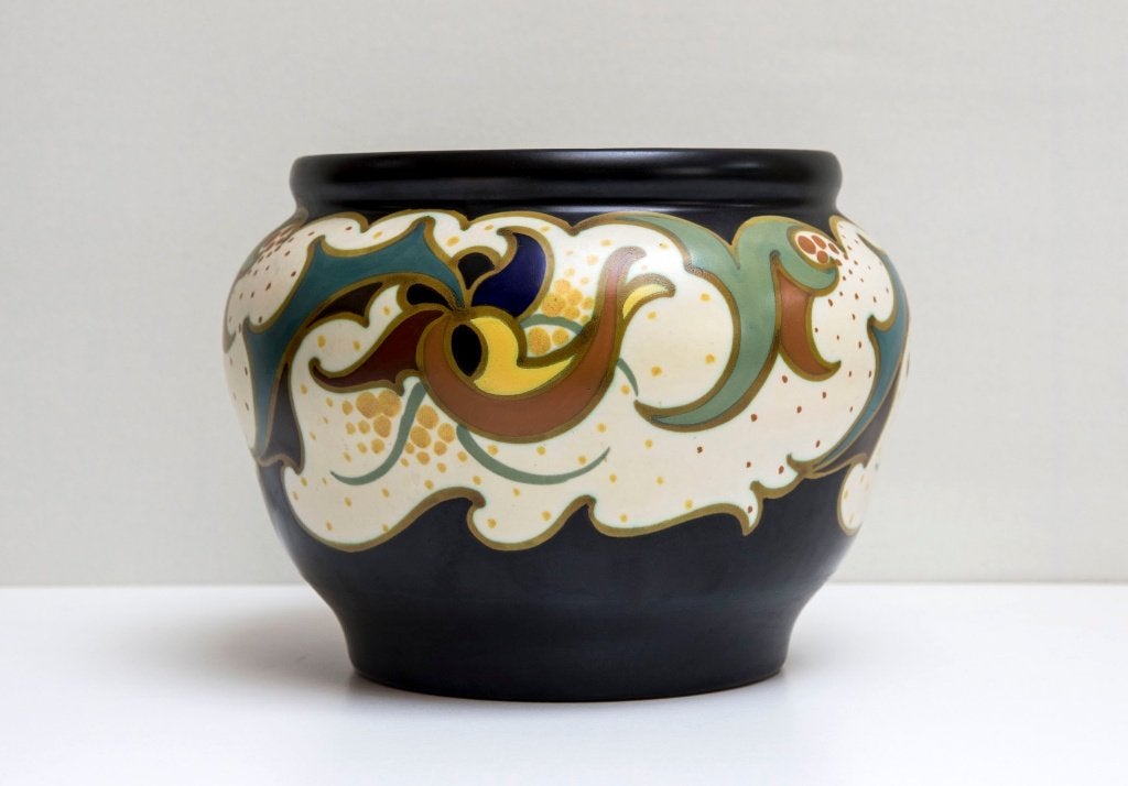 Zenith Gouda plateel cachepot, Ophalen of Verzenden