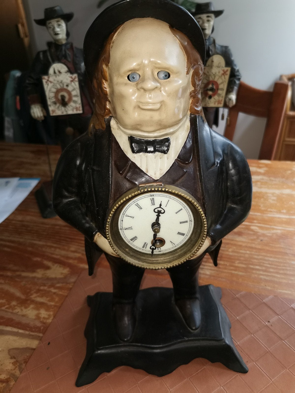 John Bull Klok - Bradley & Hubbard, Antiek en Kunst, Antiek | Klokken, Ophalen of Verzenden
