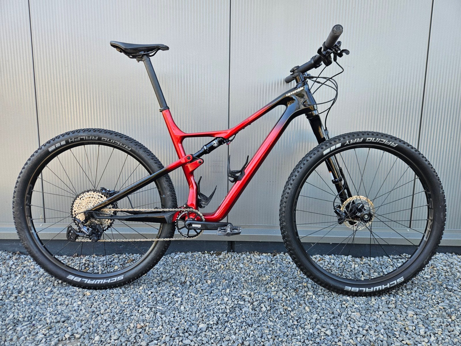 Cannondale Scalpel  3 – Maat XL – Candy Red Lefty Ocho, Fietsen en Brommers, Fully, Zo goed als nieuw, Schijfrem, 53 tot 57 cm