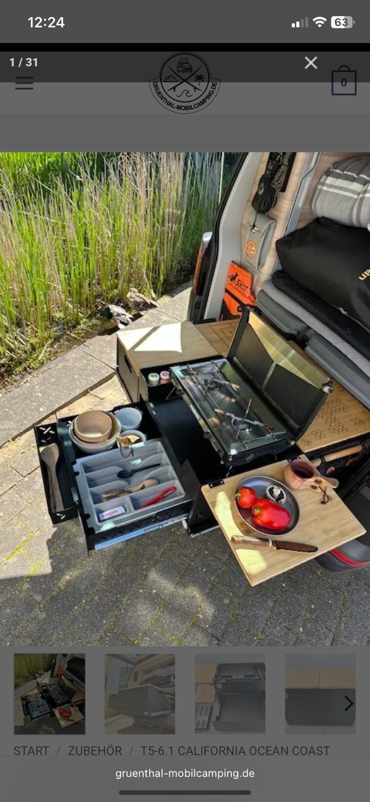 Aluminium outdoor keukenbox. Nieuw!!, Ophalen, Nieuw, Campingmeubel-accessoire