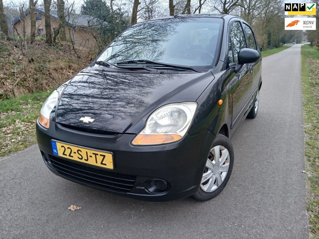 Chevrolet Matiz 0.8 Pure | "127.000" KM NAP Nu, Auto's, Chevrolet, Voorwielaandrijving, Gebruikt, Zwart, Origineel Nederlands