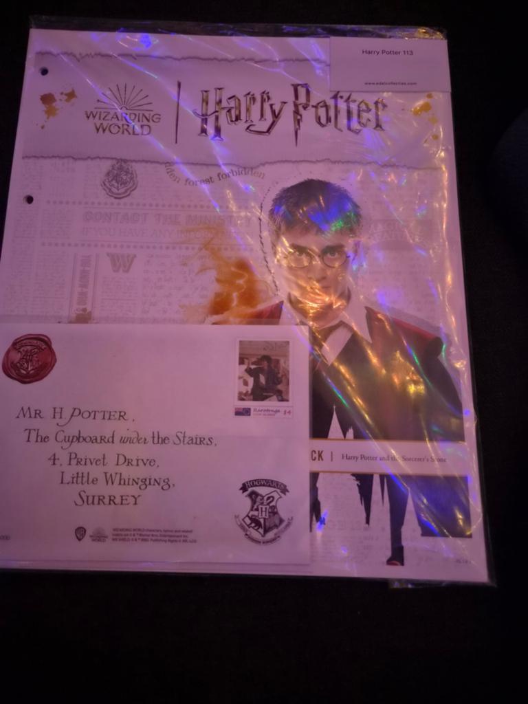 Harry Potter en de Steen der Wijzen met envelop (nieuw), Verzamelen, Harry Potter, Ophalen
