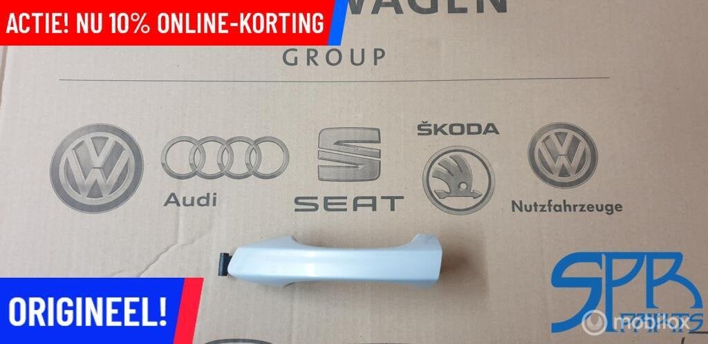 GOLF 7 VII LB9Z LINKS Deurgreep Linksvoor Linksachter GREEP, Volkswagen, Nieuw, Ophalen of Verzenden, Volkswagen