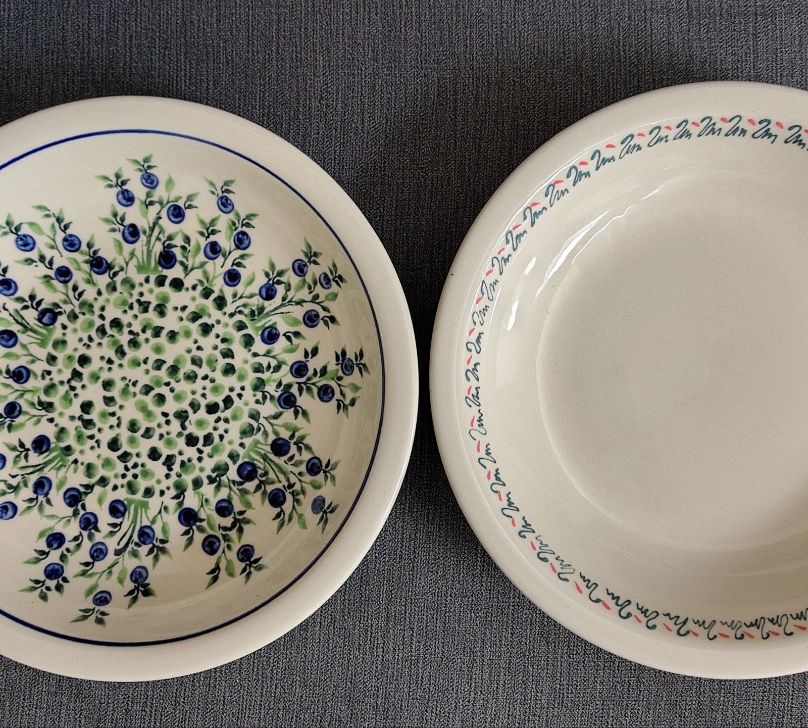 Bunzlau - Boleslawiec - 2 pastaborden - Ø22,5cm, Overige merken, Keramiek, Nieuw, Ophalen of Verzenden