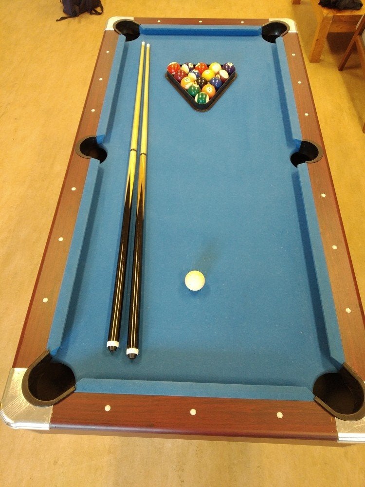 Pooltafel Buckshot 6 foot met Bal-retour-systeem, Sport en Fitness, Biljarten en Poolen, Ophalen, Gebruikt, Pooltafel