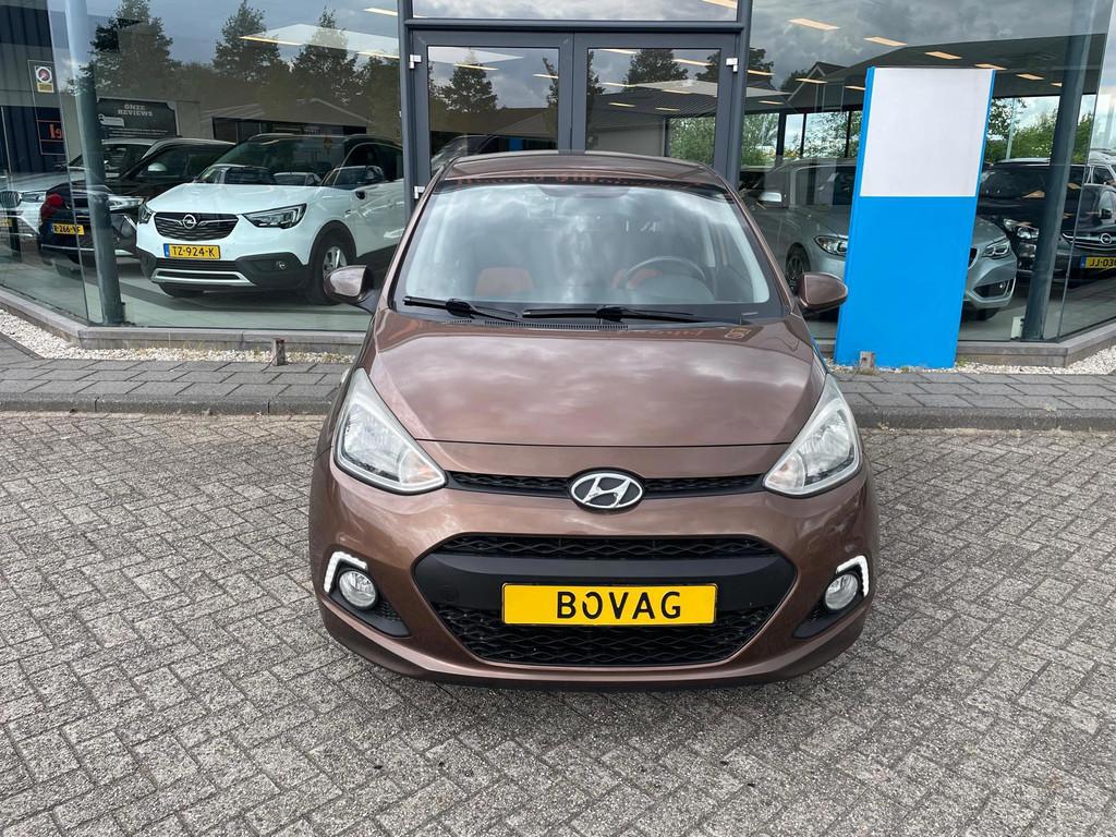Hyundai I10 1.0i i-Motion Premium, Voorwielaandrijving, Stof, Gebruikt, Zwart