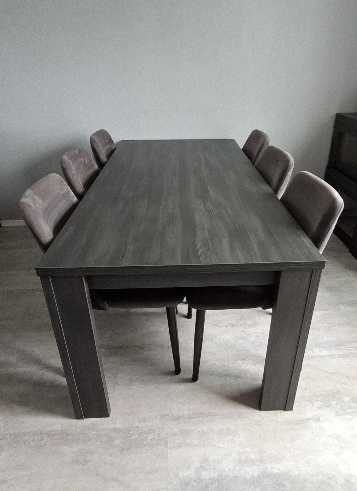 Tafel met 6 stoelen, Ophalen, Gebruikt, 50 tot 100 cm, Vijf personen of meer