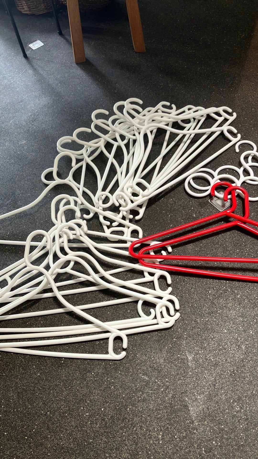 21 vintage kleerhangers, Ophalen of Verzenden, Zo goed als nieuw, Kunststof