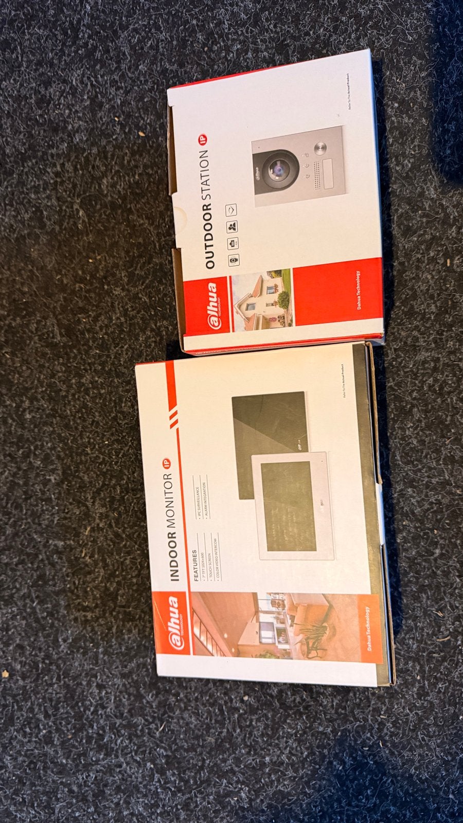 Dahua intercom set (binnen- en buitenunit) nieuw in doos, Ophalen of Verzenden, Nieuw, Buitencamera