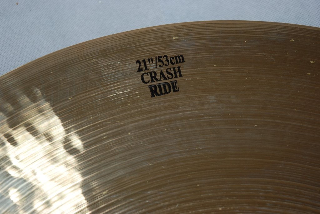 NIEUW!  Turkish Rock beat crash ride bekken 2240gr. 21 inch, ., Drums of Percussie, Nieuw, Ophalen of Verzenden