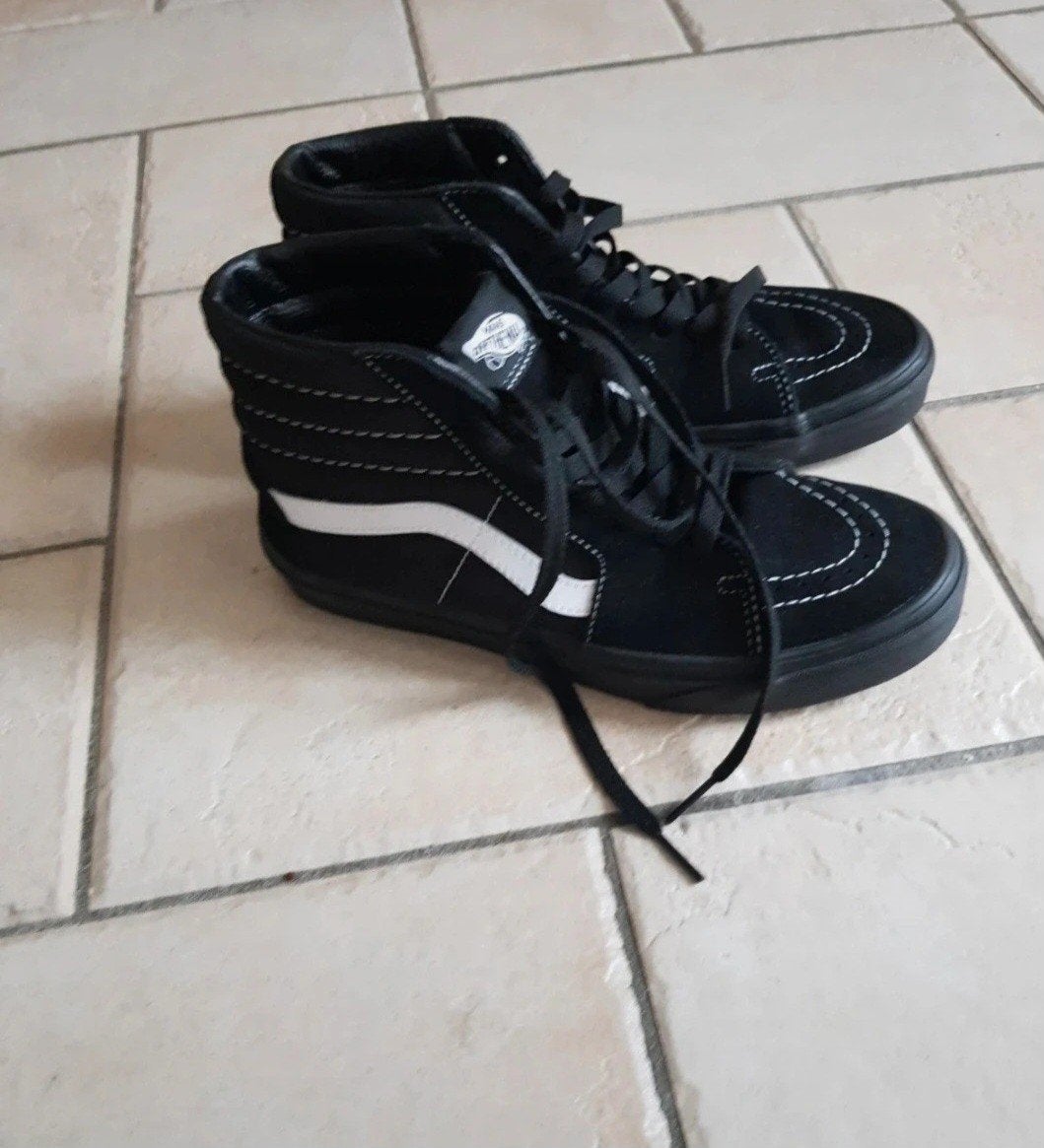 Vans Sk8-Hi Sneakers Zwart - Maat 38 unisex, Zwart, Ophalen of Verzenden, Sneakers of Gympen, Gedragen
