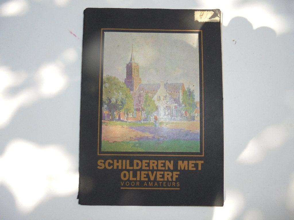 1933 Schilderen met olieverf voor amateurs Valkema Blouw, Ophalen