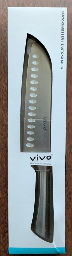 Vivo santuku mes, Huis en Inrichting, Ophalen of Verzenden, Nieuw, Rvs of Chroom