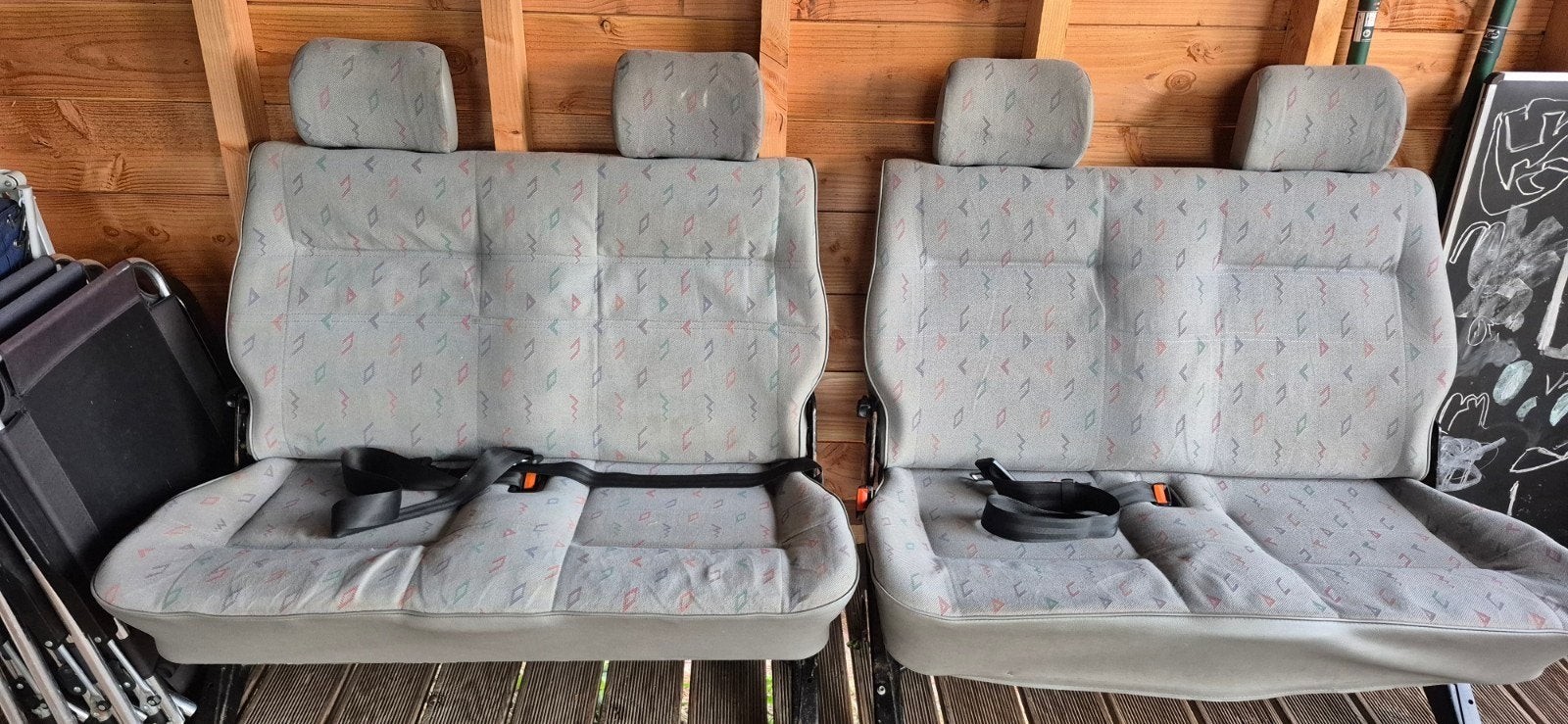 Volkswagen Transporter T4 Achterbanken (2 stuks), Ophalen, Gebruikt, Volkswagen