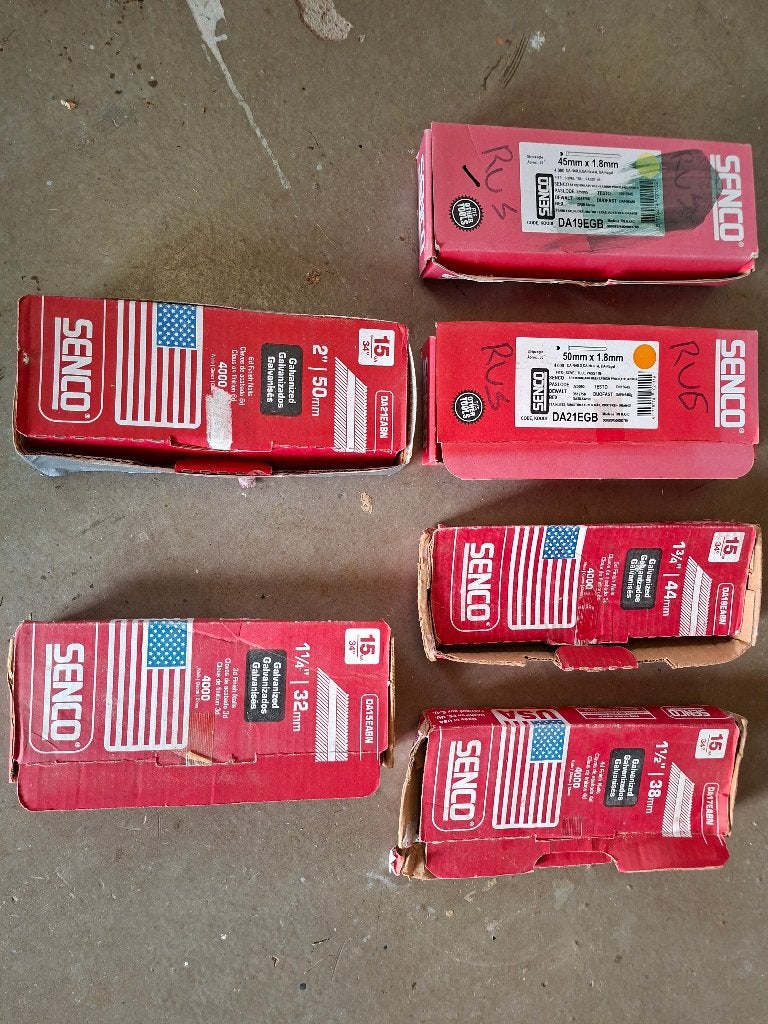 senco nagels, Doe-het-zelf en Verbouw, 50 tot 100 mm, Ophalen of Verzenden, Zo goed als nieuw, Spijkers