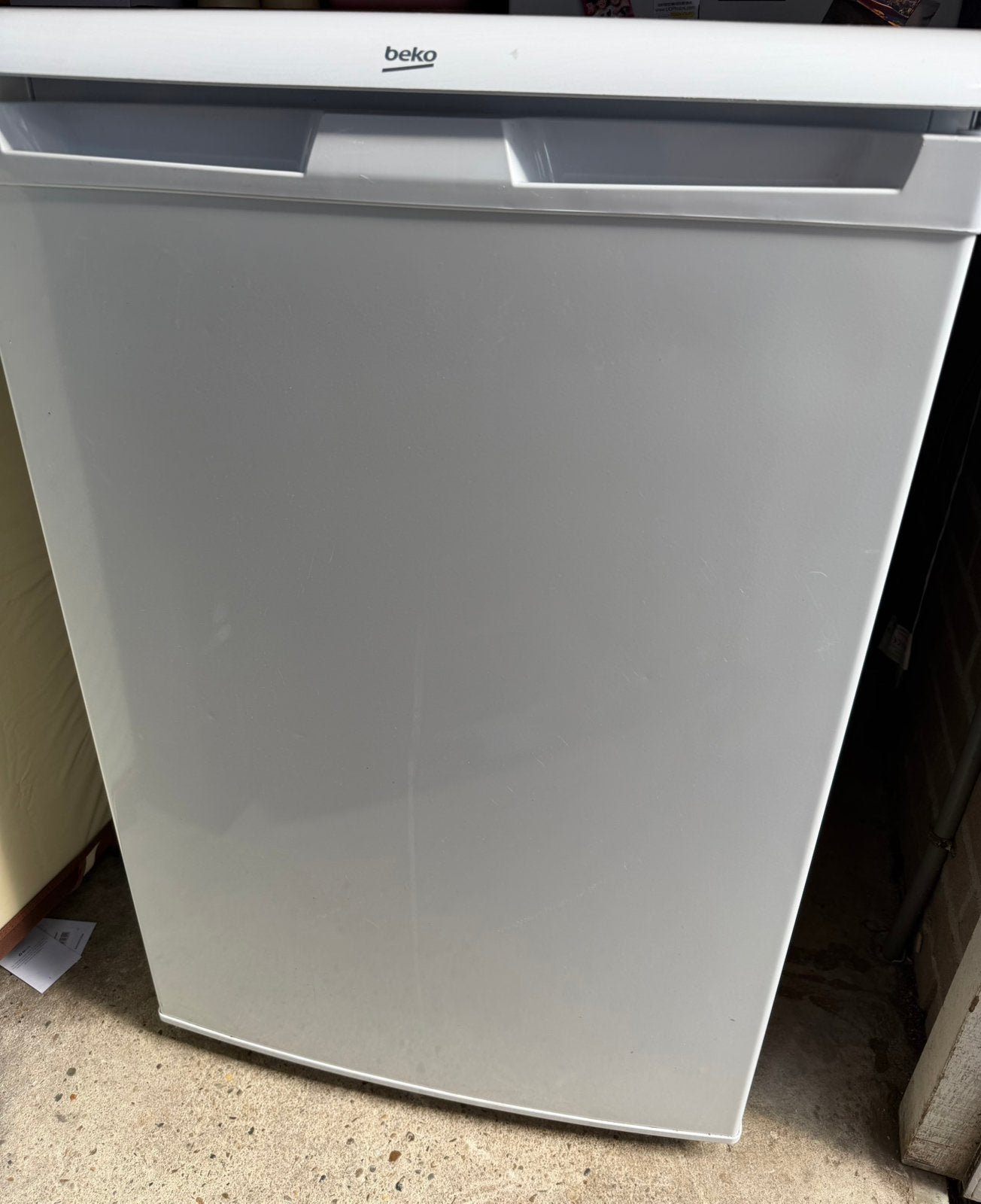 Beko No Frost vriezer, Witgoed en Apparatuur, Minder dan 85 cm, Minder dan 60 cm, Zo goed als nieuw, Vrijstaand