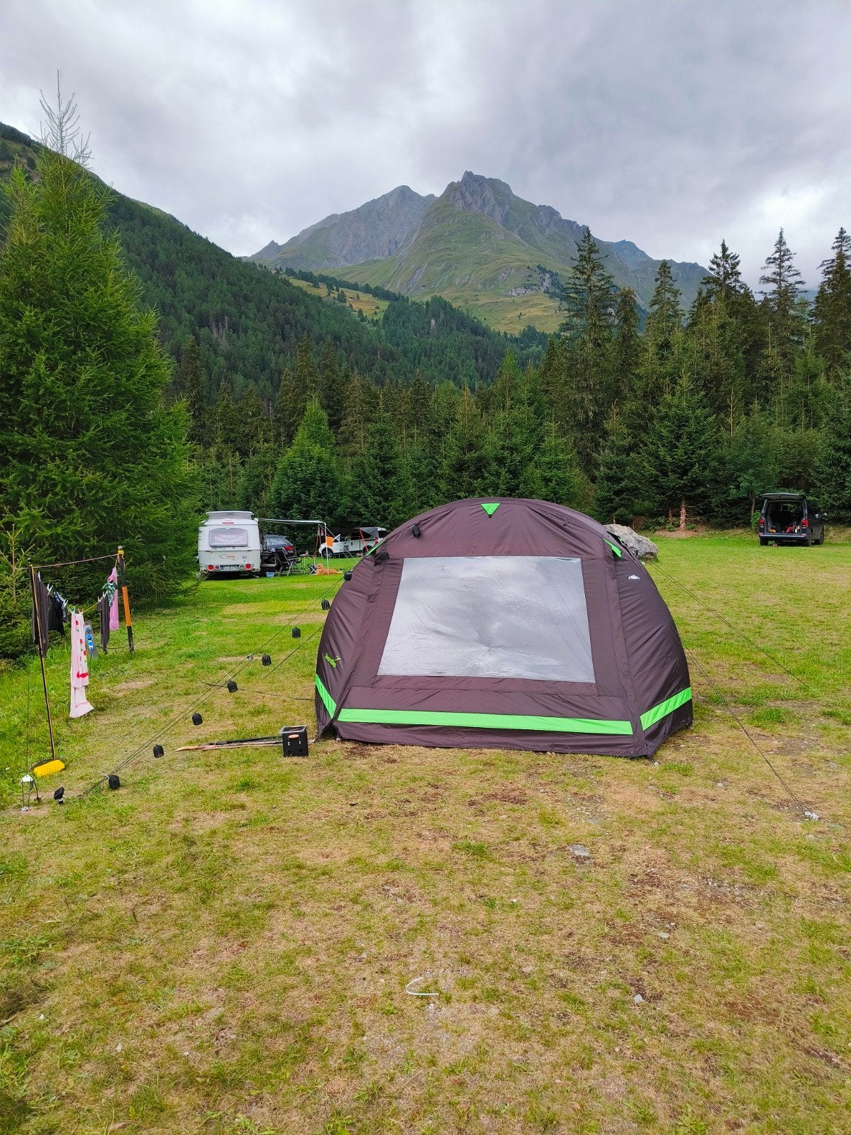 Skandika solheim 4 protect, Caravans en Kamperen, Tenten, Ophalen of Verzenden, Zo goed als nieuw, Tot en met 4
