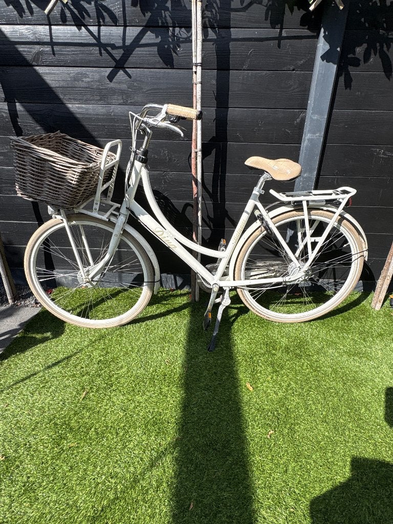 Batavus Diva fiets crème, Ophalen, Versnellingen, Batavus, 53 tot 56 cm