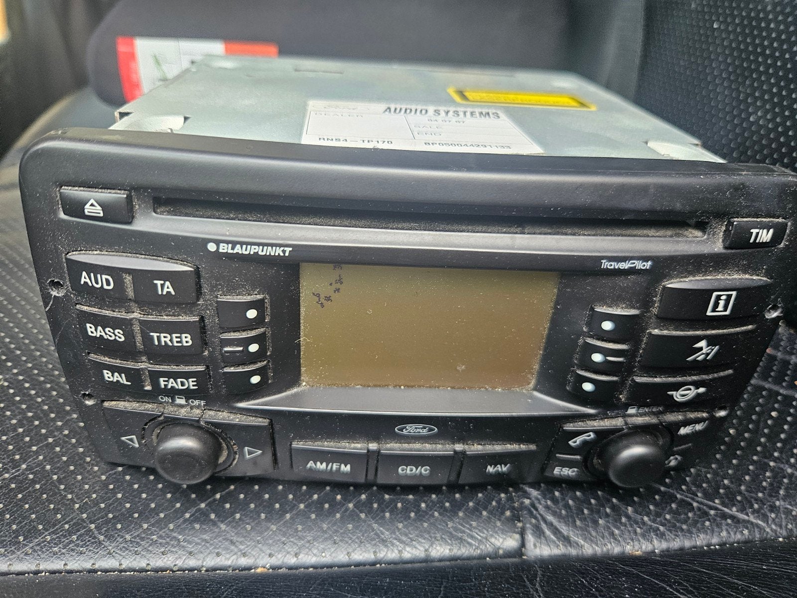 Ford MK2 Radio - Blaupunkt TravelPilot, Auto diversen, Ophalen of Verzenden, Gebruikt