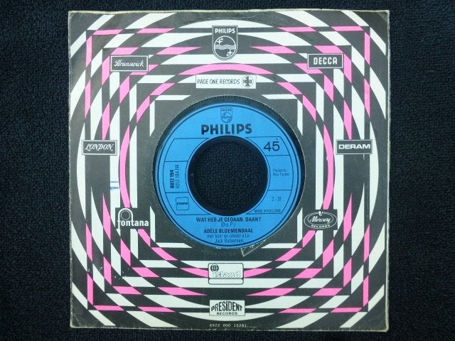 Adele Bloemendaal. Wat heb je gedaan, Daan. / Bierement., Ophalen of Verzenden, Gebruikt, 7 inch, Nederlandstalig
