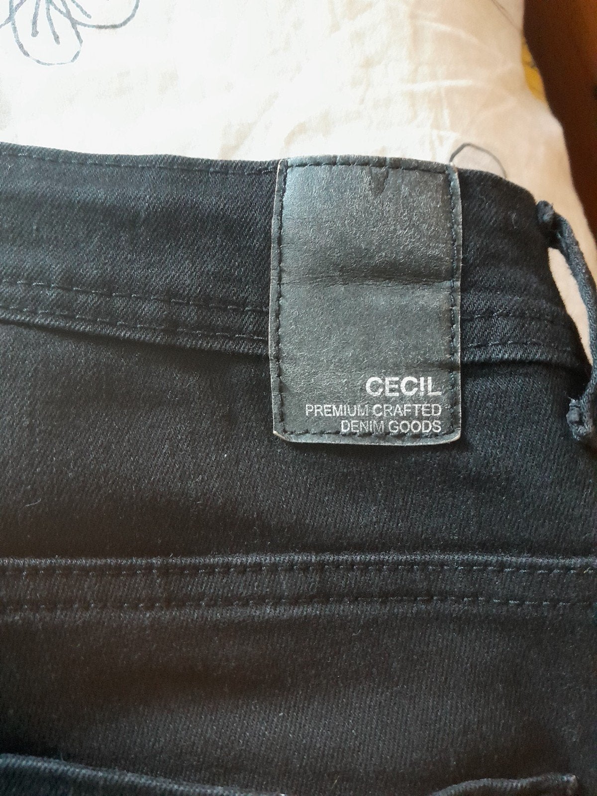 Cecil zwarte spijkerbroek met rechte pijp, Kleding | Dames, Zwart, Ophalen of Verzenden, W30 - W32 (confectie 38/40), Gedragen