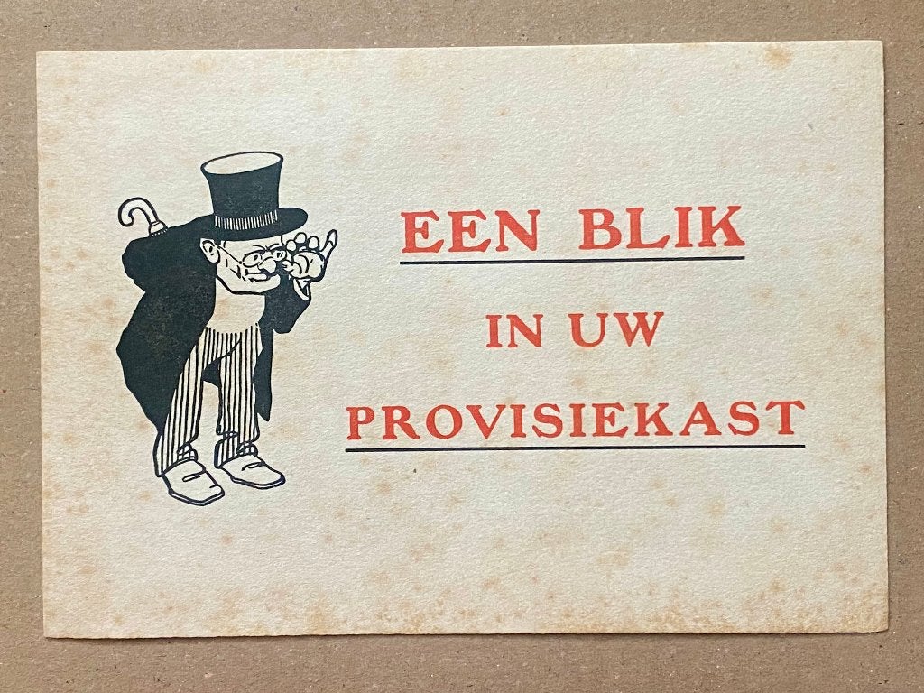 VERKADE Zeer vroege Verkade's Biscuits reclamefolder – 1913, Verzenden, Zo goed als nieuw, Overige typen