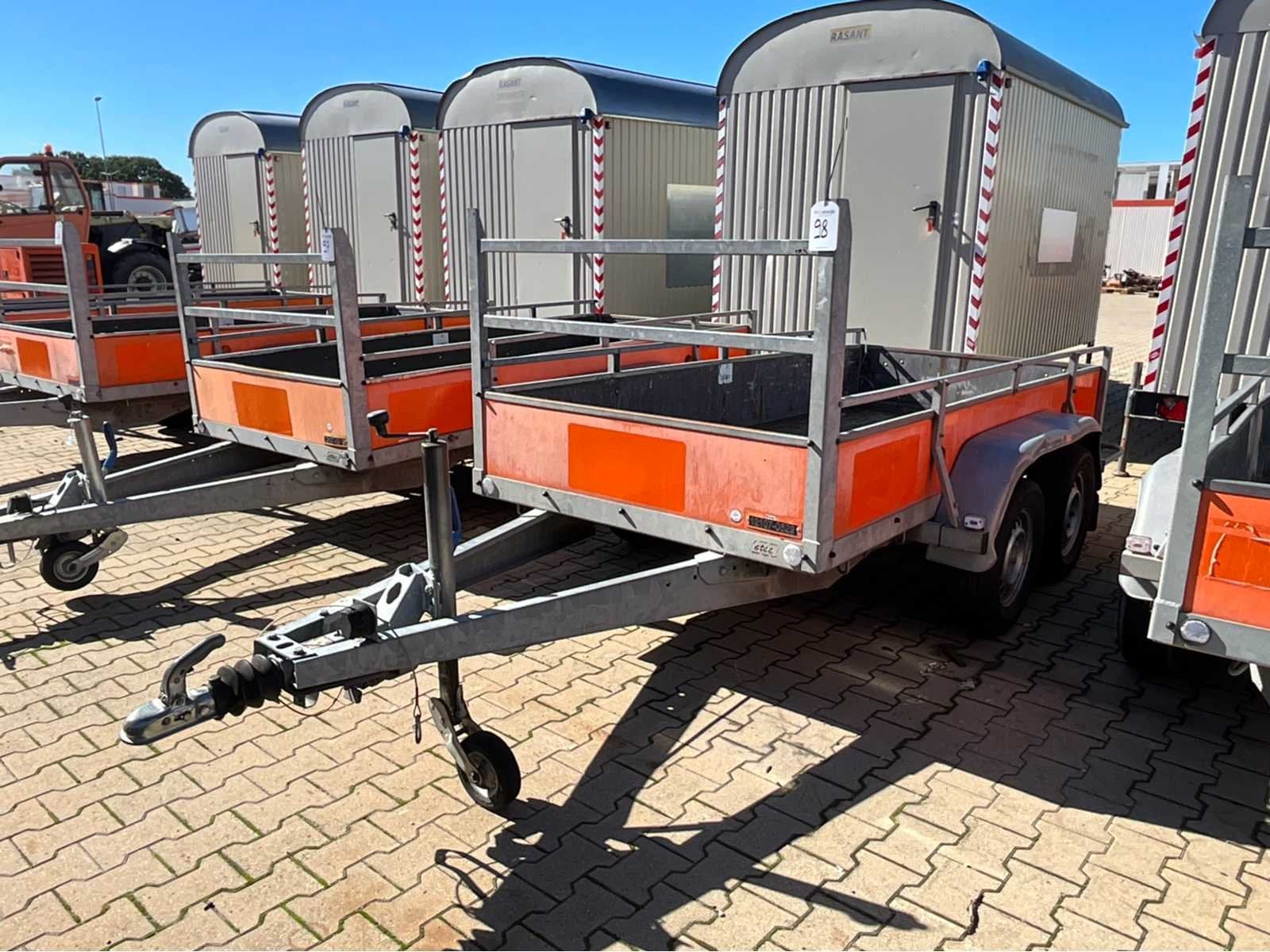 2017 Atec EB2 2-1 Dubbelas aanhangwagen, Gebruikt